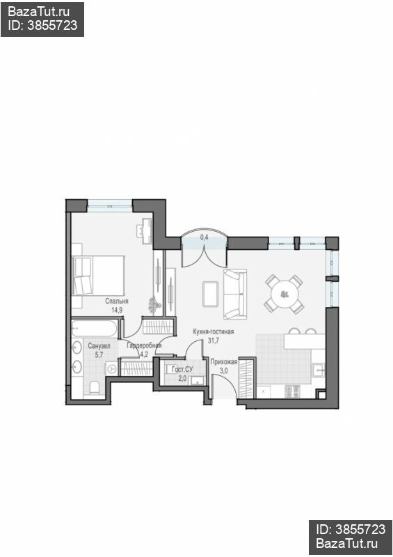 продам 2 к. квартиру в России в г Москве,  . ул. Академика Королёва, 21 цена 29 900 000 руб., фото №1