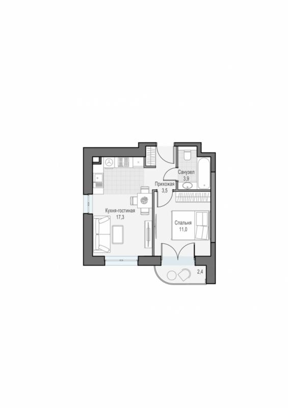 продам 1 к. квартиру в России в г Москве,  . ул. Академика Королёва, 21 цена 17 930 000 руб., фото №1