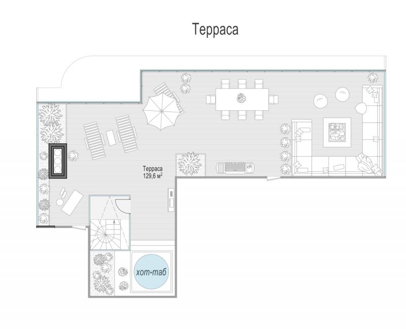 продам 4 к. квартиру в России в г Москве,  . Большой Толмачёвский пер., - цена 956 870 000 руб., фото №11