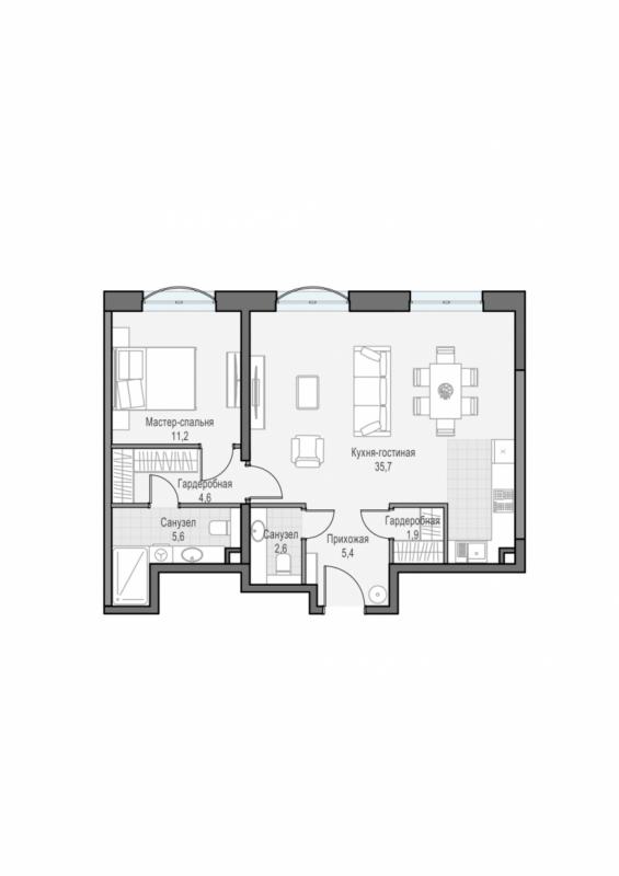продам 2 к. квартиру в России в г Москве,  . ул. Академика Королёва, 21 цена 29 990 000 руб., фото №2