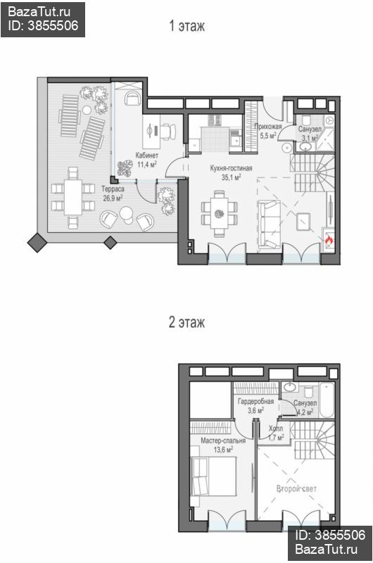 продам 2 к. квартиру в России в г Москве,  . ул. Академика Королёва, 21 цена 49 630 000 руб., фото №3