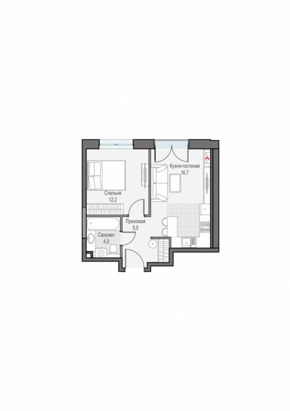 продам 1 к. квартиру в России в г Москве,  . ул. Академика Королёва, 21 цена 20 060 000 руб., фото №2