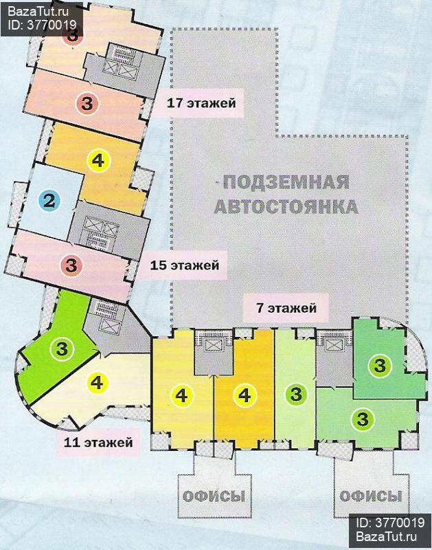 продам 6 к. квартиру в России в Москве, Новослободская улица, д.11 цена 118 000 000 руб., фото №3