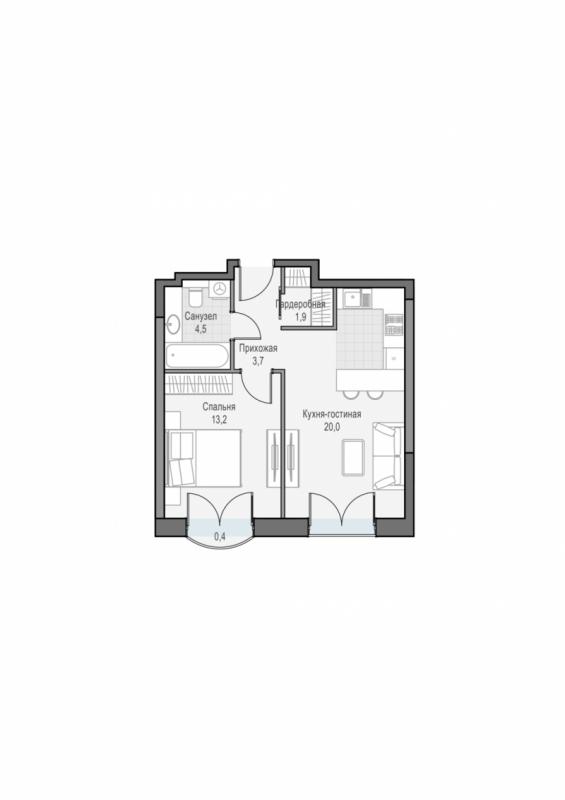 продам 1 к. квартиру в России в г Москве,  . ул. Академика Королёва, 21 цена 19 270 000 руб., фото №2