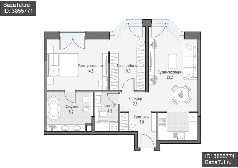 продам 2 к. квартиру в России в г Москве,  . ул. Академика Королёва, 21 цена 29 930 000 руб., фото №2