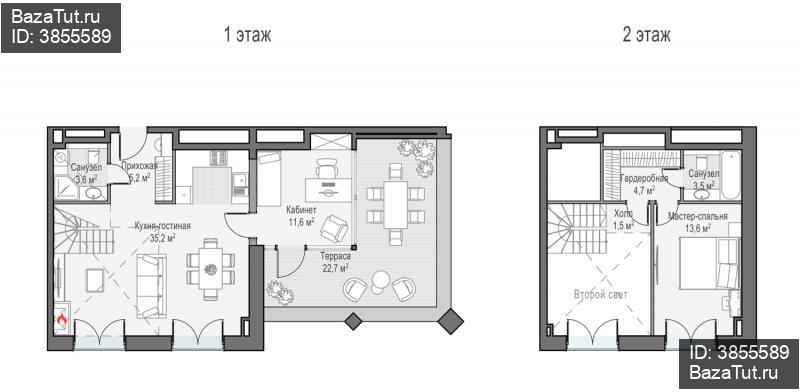 продам 2 к. квартиру в России в г Москве,  . ул. Академика Королёва, 21 цена 47 740 000 руб., фото №1