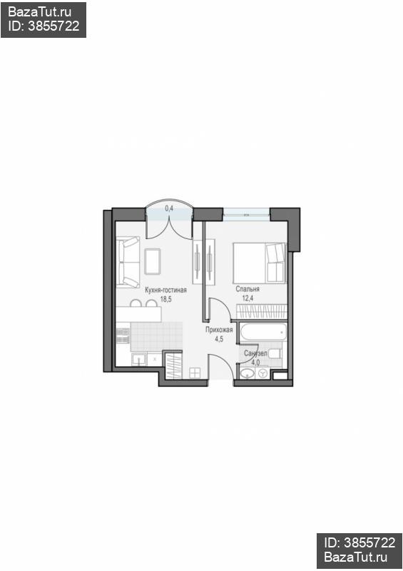 продам 1 к. квартиру в России в г Москве,  . ул. Академика Королёва, 21 цена 18 360 000 руб., фото №2