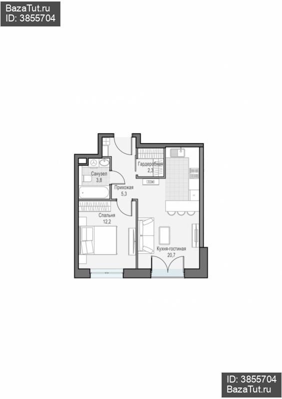 продам 1 к. квартиру в России в г Москве,  . ул. Академика Королёва, 21 цена 19 520 000 руб., фото №1