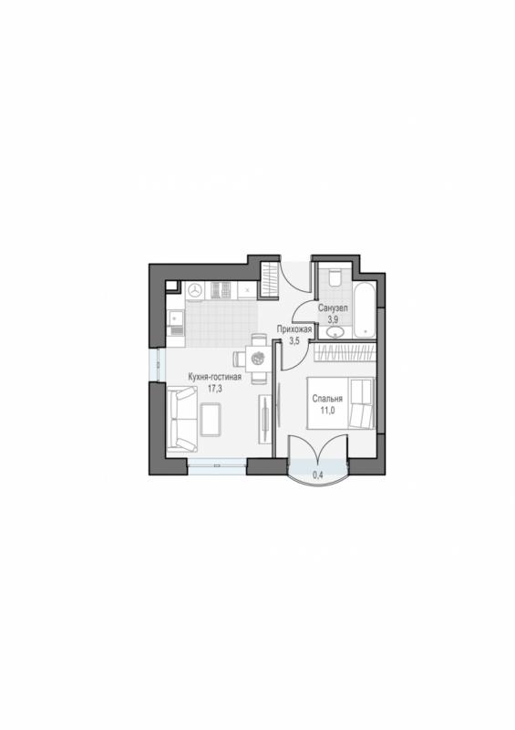 продам 1 к. квартиру в России в г Москве,  . ул. Академика Королёва, 21 цена 17 170 000 руб., фото №1