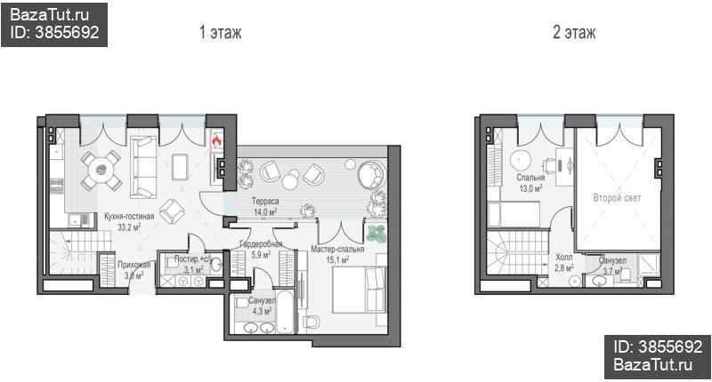 продам 2 к. квартиру в России в г Москве,  . ул. Академика Королёва, 21 цена 52 490 000 руб., фото №4