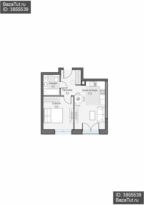 продам 1 к. квартиру в России в г Москве,  . ул. Академика Королёва, 21 цена 16 960 000 руб., фото №1