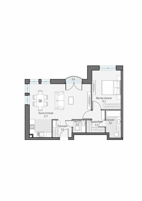 продам 2 к. квартиру в России в г Москве,  . ул. Академика Королёва, 21 цена 29 440 000 руб., фото №2